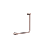 Mecca Care 32mm Ambulant 90Degree Bent Tube Nero Grab Rail 450X450mm - Brushed Bronze